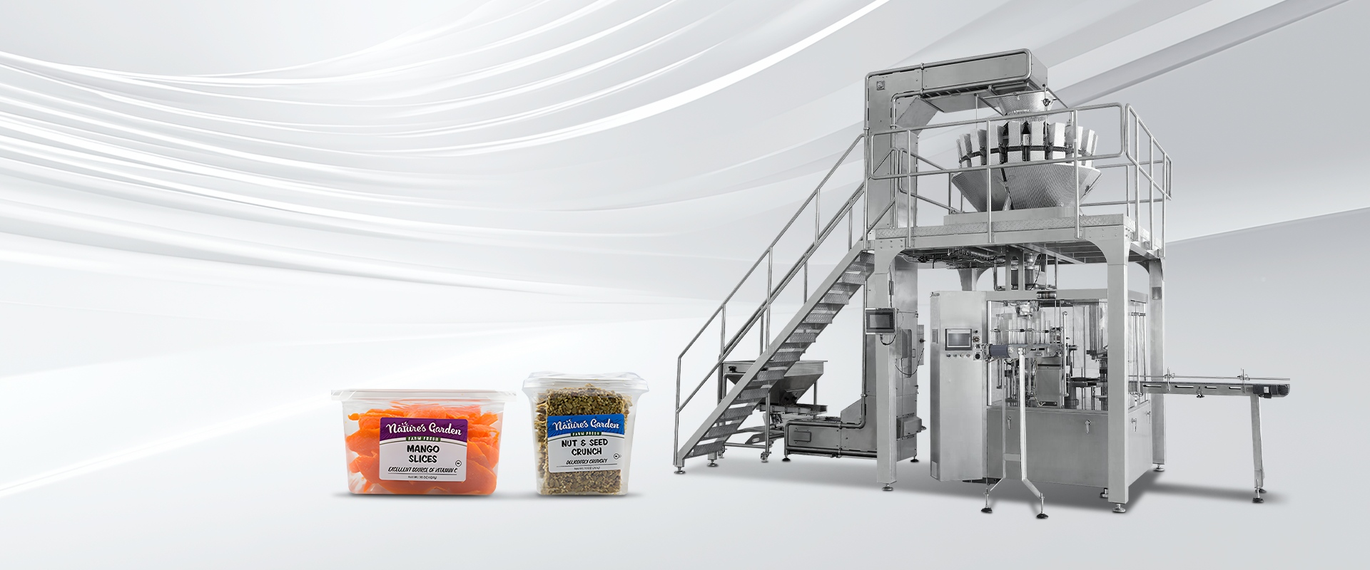 Granule Tub Fill Seal Lid Closing Machine