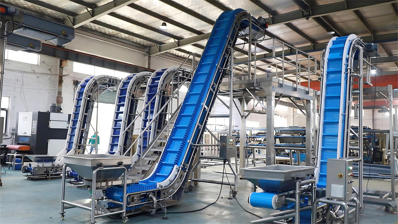 Food-Grade Washable Incline Food Conveyor