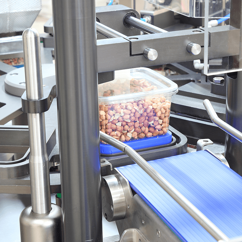 Granule Tub Fill Seal Lid Closing Machine