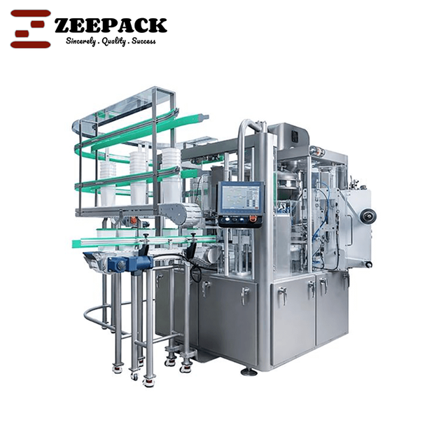 Powder Tub Fill Seal Lid Closing Machine